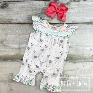 Pete+Lucy llama romper